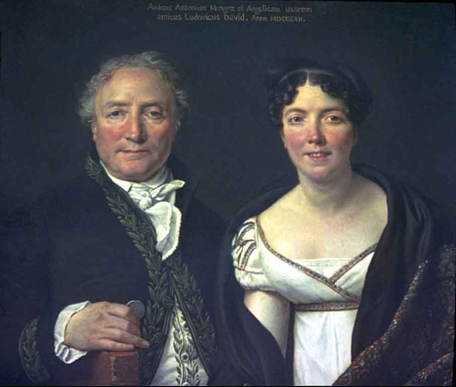 Monsieur Et Madame Monguez by Jacques-Louis David, 1812